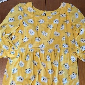 Joanie Cat Print Dress